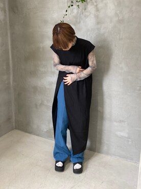 「アイテム（ワンピース/ドレス）」を使った、ハルカさん（レディース・162cm・10代）の夏コーディネート