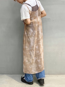 「アイテム（ワンピース/ドレス）」を使った、ハルカさん（レディース・162cm・10代）の夏コーディネート