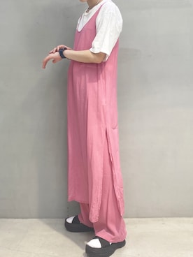 「アイテム（ワンピース/ドレス）」を使った、ハルカさん（レディース・162cm・10代）の夏コーディネート