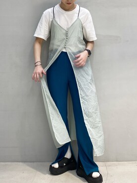 「アイテム（ワンピース/ドレス）」を使った、ハルカさん（レディース・162cm・10代）の夏コーディネート