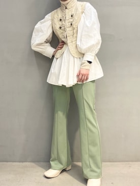 「OpenCLOSE（オープンクローズ）のアイテム（トップス）」を使った、ハルカさん（レディース・162cm）の冬コーディネート