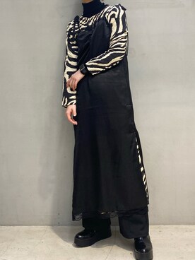 「WC（ダブル シー）のアイテム（ワンピース/ドレス）」を使った、ハルカさん（レディース・162cm）の春コーディネート