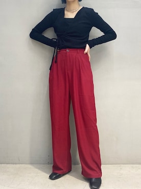 「VRIA CHARME（バリアシャルム）のアイテム」を使った、ハルカさん（レディース・162cm）の春コーディネート