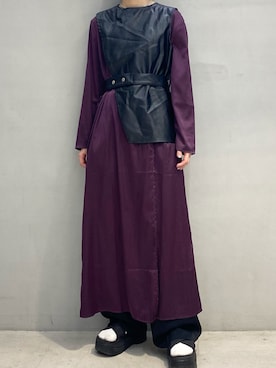 「PUBLUX（パブリュクス）のアイテム（スラックス）」を使った、ハルカさん（レディース・162cm）の春コーディネート