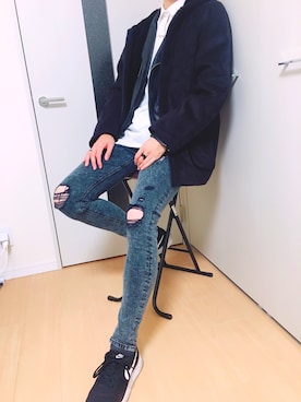 いずさん（メンズ・180cm）の冬コーディネート