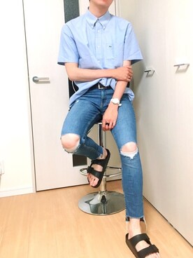 いずさん（メンズ・180cm）の夏コーディネート