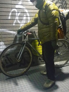 「アイテム（ダウンジャケット/コート）」を使った、Mikottyさん（メンズ・170cm）の冬コーディネート