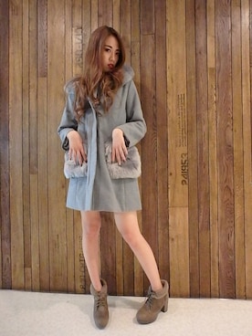 「one way（ワンウェイ）のアイテム（その他アウター）」を使った、yurikoさん（レディース・168cm）の秋コーディネート
