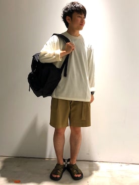 「cellar door」｜shibaguchiさん（メンズ・160cm）の夏コーディネート