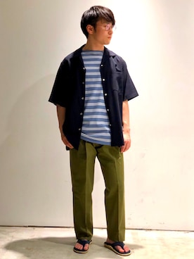 「cellar door」｜shibaguchiさん（メンズ・160cm）の春コーディネート