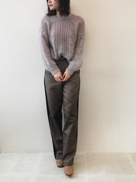 「Cepica（セピカ）のアイテム」を使った、あめみやさん（レディース・170cm）の冬コーディネート