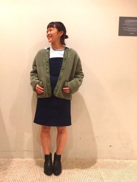 「beams mini」｜aさん（レディース・148cm）の秋コーディネート