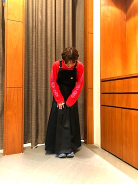 「DANTON（ダントン）のアイテム（ワンピース/ドレス）」を使った、aさん（レディース・147cm）の夏コーディネート