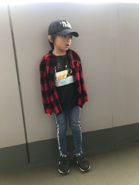 「cotton on（コットンオン）のアイテム」を使った、lucasさん（キッズ・110cm）の冬コーディネート