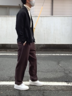 「cellar door」｜「アイテム（バッグ）」を使った、RANさん（メンズ・179cm）の冬コーディネート