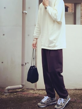 「レディース」｜「アイテム（アクセサリー）」を使った、RANさん（メンズ・179cm）の冬コーディネート