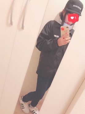 「アイテム（ブルゾン）」を使った、さやりぬさん（レディース・155cm・10代）の冬コーディネート