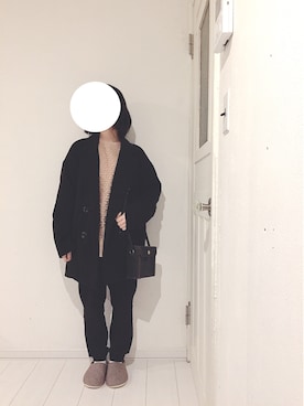 「ループ編み」｜noiさん（レディース・148cm）の冬コーディネート