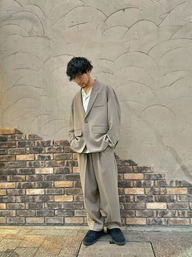 「#セットアップ」｜suwacoleさん（メンズ・170cm）の冬コーディネート