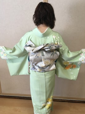 「みどり」｜「アイテム（その他）」を使った、Miさん（レディース・160cm）の春コーディネート