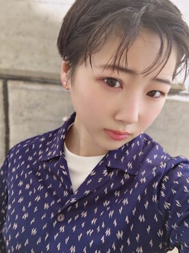 「UNIQLO（ユニクロ）のアイテム（T Shirts、ホワイト系）」を使った、OLUBOBOさん（レディース・154cm）の春コーディネート