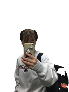 「WEGO（ウィゴー）のアイテム（Shoulderbag、ブラック系）」を使った、OLUBOBOさん（レディース・154cm）の秋コーディネート
