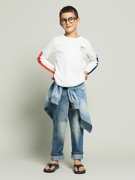 「FUN Fred Segal（ファンフレッドシーガル）のアイテム」を使った、FUN Fred Segalさん（キッズ・130cm）の秋コーディネート