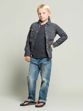 「FUN Fred Segal（ファンフレッドシーガル）のアイテム」を使った、FUN Fred Segalさん（キッズ・130cm）の秋コーディネート