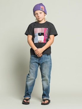 「FUN Fred Segal（ファンフレッドシーガル）のアイテム」を使った、FUN Fred Segalさん（キッズ・130cm）の秋コーディネート