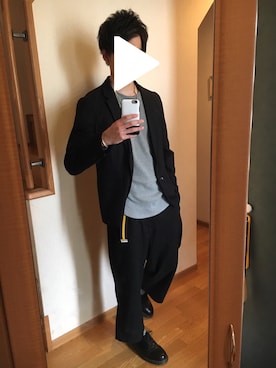 「アイテム（バングル/リストバンド）」を使った、ふくちゃんさん（メンズ・175cm・20代）の春コーディネート