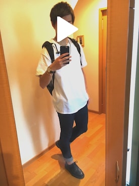 「アイテム（バングル/リストバンド）」を使った、ふくちゃんさん（メンズ・175cm・20代）の夏コーディネート