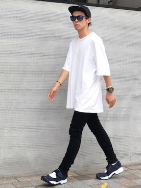 「BlackEyePatch（ブラックアイパッチ）のアイテム」を使った、TogAさん（メンズ・165cm）の夏コーディネート