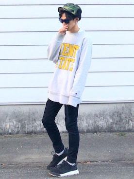 「rag & bone（ラグアンドボーン）のアイテム（パンツ）」を使った、TogAさん（メンズ・165cm）の秋コーディネート
