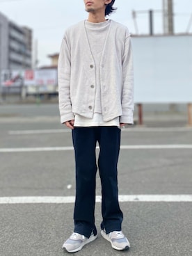 「stein（シュタイン）のアイテム（パンツ）」を使った、TogAさん（メンズ・165cm）の春コーディネート