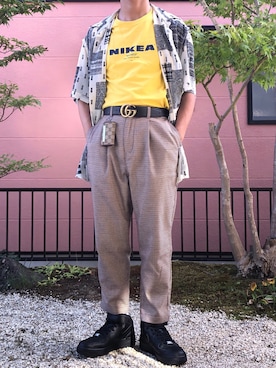 「airforce1」｜Tさん（メンズ・165cm）の春コーディネート