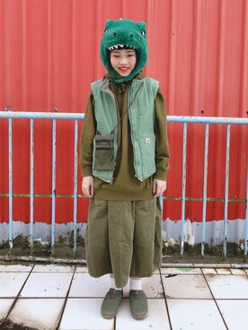 「teva」｜三皮三皮さん（レディース・158cm）の冬コーディネート