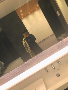 「ADER error」｜「アイテム（トレンチコート）」を使った、kntさん（メンズ・171cm）の春コーディネート