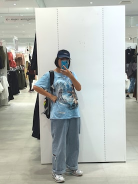 「OAKLEY（オークリー）のアイテム（キャップ）」を使った、chuching さん（レディース・156cm）の夏コーディネート