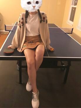 「MANGO（マンゴ）のアイテム（その他アウター）」を使った、Irene kkwanさん（レディース・166cm）の夏コーディネート