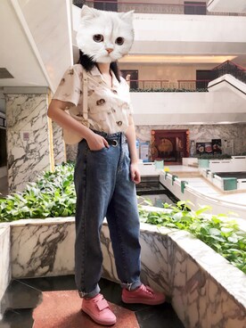 「Acne Studios（アクネストゥディオズ）のアイテム（その他シューズ）」を使った、Irene kkwanさん（レディース・166cm）の秋コーディネート