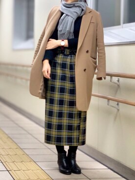 ななおさん(レディース・162cm)の冬コーディネート