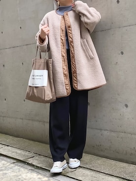 ななおさん(レディース・162cm)の冬コーディネート