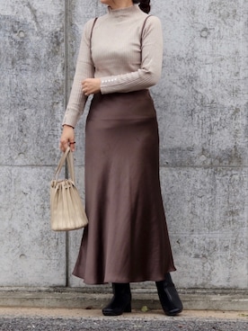 ななおさん（レディース・162cm）の秋コーディネート