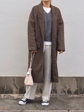 ななおさん（レディース・162cm）の冬コーディネート