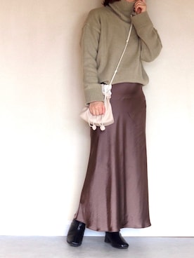 ななおさん（レディース・162cm）の冬コーディネート