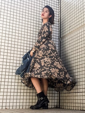 「Narcissus（ナルシス）のアイテム」を使った、Narcissus-japanさん（レディース・160cm）の夏コーディネート