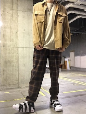 しろくんさん（メンズ・172cm）の秋コーディネート