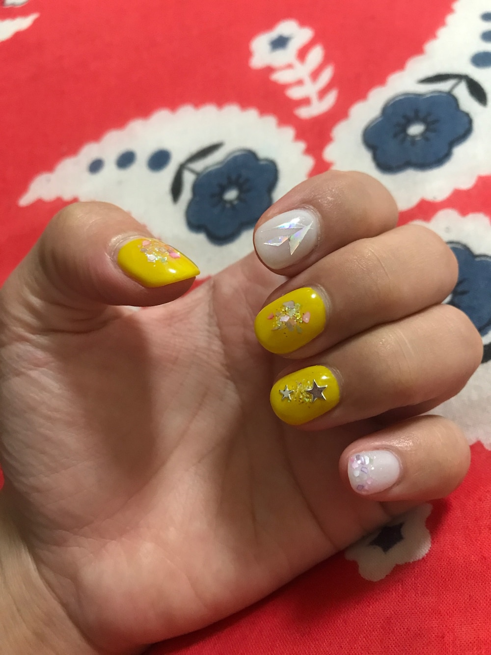 「NAILSのアイテム（ハンドケア/ハンドクリーム、イエロー系）」を使った、♡♡てばく♡♡さん（レディース・150cm）の夏コーディネートの1枚目の写真