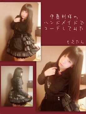 「ALGONQUINS（アルゴンキン）のアイテム（スカート）」を使った、萌tanさん（レディース・145cm）の秋コーディネート