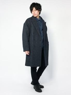 むんさん（メンズ・179cm）の冬コーディネート